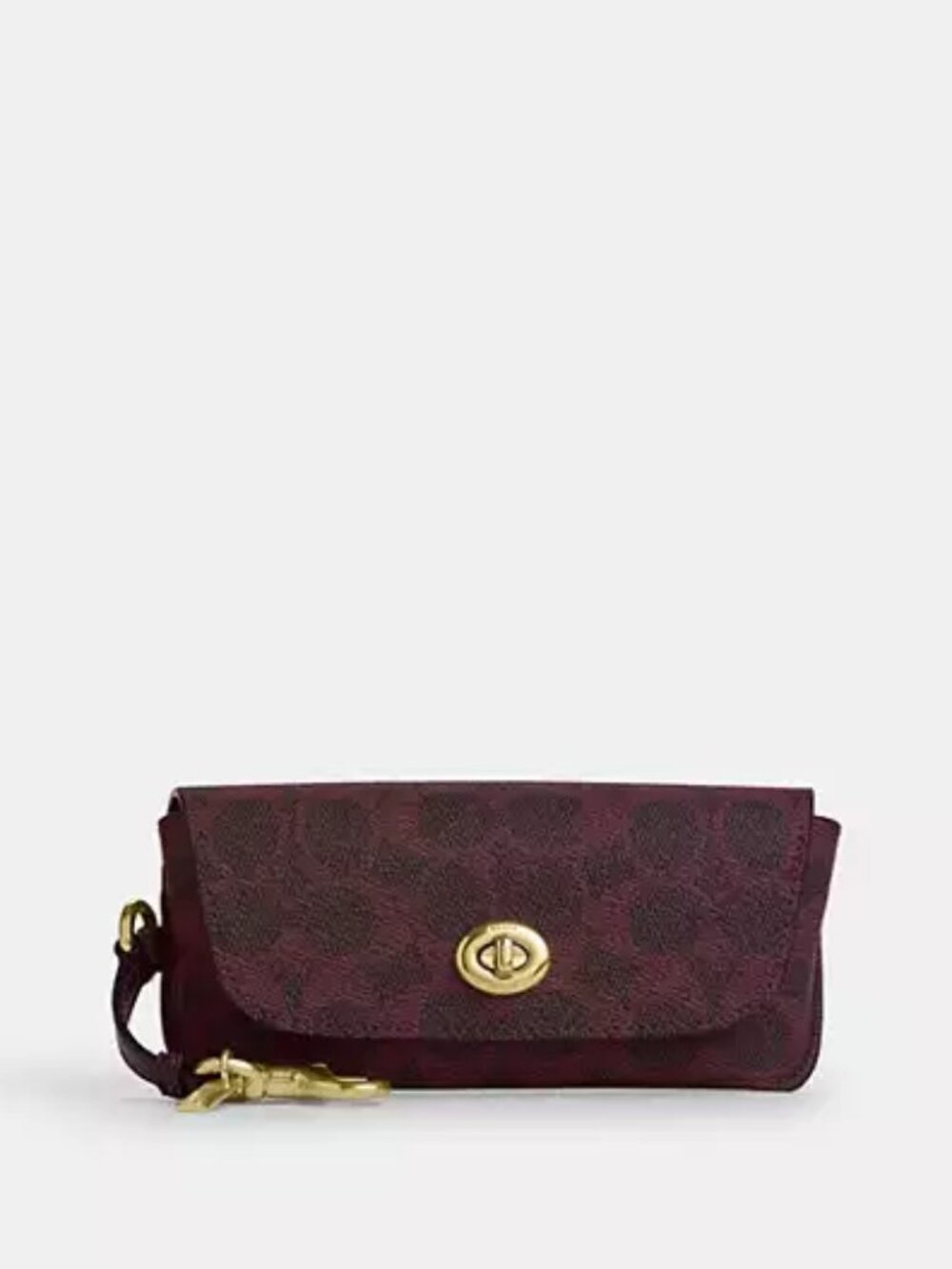 Coach Sunglass Case In Signature Canvas NWT